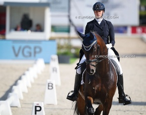 Marsja Dijkman and Beaujolais at the 2026 CDIO Lier :: Photo © Astrid Appels