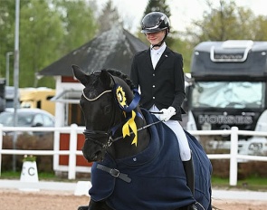 Viggo Bornhager on Rosenstolz at the 2026 Swedish Dressage Championships :: Photo © Joakim Bornhager
