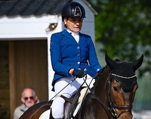 Barbara Minneci on Freiherr von Nymphenburg at the 2026 CPEDI Waregem :: Photo © Quadrille