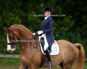 Emelie Brolin and Briman at the 2014 CDI Kapellen :: Photo © Astrid Appels