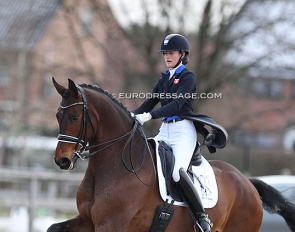 Sophia Ludvigsen and Blue Hors Elliott in 2022 :: Photo © Astrid Appels