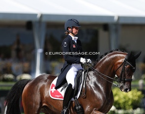 Estelle Wettstein and Quaterboy at the 2023 European Championships :: Photo © Astrid Appels