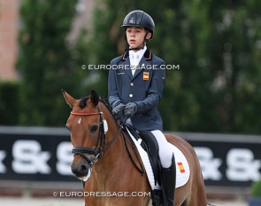 Curro Ramirez Morales on Koningshoek Florian at the 2024 European Pony Championships :: Photo © Astrid Appels