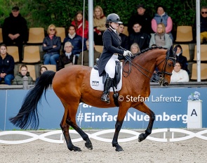 Pia-Carlotta Gagel and Riccio at the 2026 German Under 25 Championships :: Photo © Stefan Lafrentz