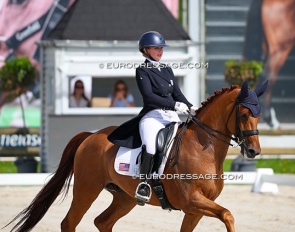 Kat Fuqua on Bon Amie at the 2026 CDIO Lier :: Photo © Astrid Appels