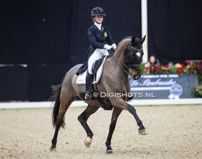 Tove Slåtteby and Ebony EE at the 2026 CDI Lier :: Photo © Digishots
