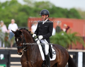Lars Petersen and Sang Real at the 2026 CDN Wellington :: Photo © Astrid Appels