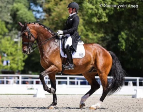 Pavlina Révész and Jiodinus PP at the 2026 CDI-W Pilisjaszfalu :: Photo © Anett Somogyvari 