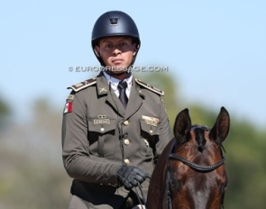 Ricardo Manzano Hernandez and Aguila Real SDN at the 2026 Global Dressage Festival in Wellington :: Photo © Astrid Appels