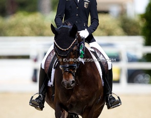 Lotta Plaas and Balsamico at the 2021 European Children Championships :: Photo © Astrid Appels