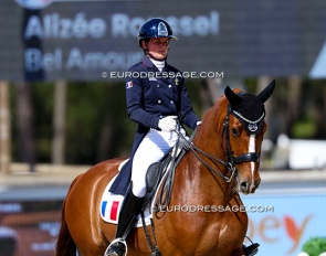 Alizee Roussel on Bel Amour at the 2026 CDIO Fontainebleau :: Photo © Astrid Appels
