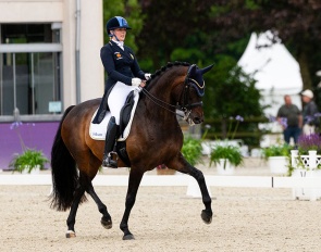 Cecilia Bergåkra and My Friend at the 2026 CDIO Hagen Nations Cup :: Photo © Equi Smits Photography