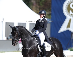 Yue Wu on Jacky Kennedy DVB at the 2026 CDI Hagen :: Photo © Astrid Appels