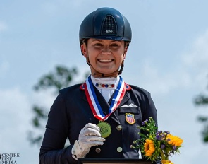 Erin Nichols wins individual gold at the 2026 North American Under 25 Championships :: Photo © US Equestrian