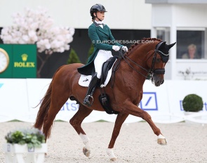 Dinja van Liere and Independent Little Me at the 2021 CDIO Aachen :: Photo © Astrid Appels