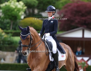 Mette Dahl and Fidelio van het Bloemenhof at the 2025 European Young Riders Championships :: Photo © Astrid Appels