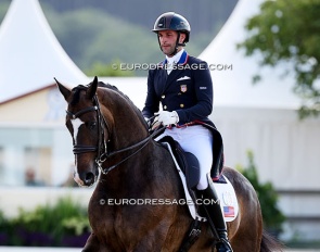 Jordan LaPlaca and Gold Play at the 2026 CDIO Hagen :: Photo © Astrid Appels