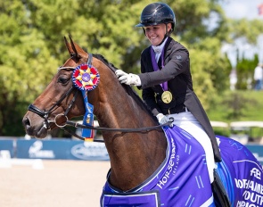 Eila Fisk and Quaresma are the 2026 North American Young Riders Champions :: Photo © US Equestrian