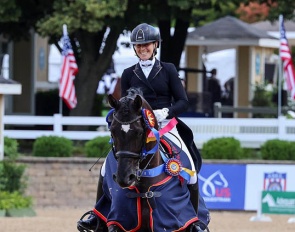 Elizabeth Bortuzzo and Next Pleasure win the Small Tour Championship at the 2026 Festival of Champions : Photo © US Equestrian