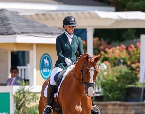Maura Wamsley on Arteon win the 2026 U.S. Para Grand Prix Championship :: Photo © US Equestrian