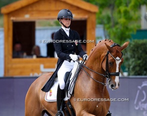 Berill Szoke Toth and Velasco at the 2025 European Championships in Crozet :: Photo © Astrid Appels