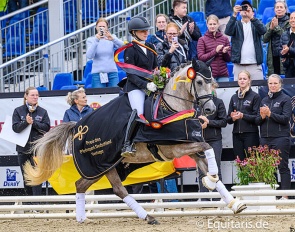 Linda Weiß on Das Blumenmädchen at the 2026 Bundeschampionate :: Photo © Equitaris