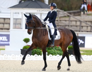 Sara Baban and Vitus at the 2026 CDIO Fontainebleau :: Photo © Astrid Appels