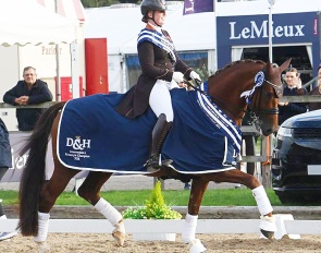 Backy Moody and Magic Dream at the 2026 British Dressage Championships :: Photo © Kevin Sparrow