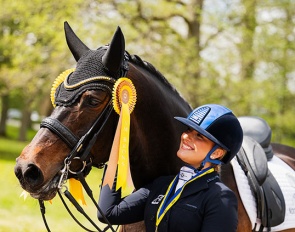 Cecilia Bergåkra and My Friend won bronze at the 2026 Swedish Grand Prix Championship :: Photo © Vendela Henriksson