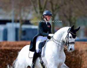 Sophie Obel Jorgensen and Highfive Fuglsang at the 2024 Aachen Festival 4 Dressage :: Photo © Astrid Appels