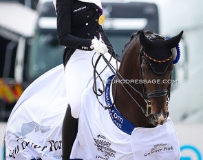 Team Gold at the 2024 European Junior Riders Championships :: Photo © Astrid Appels