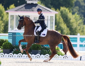 Jayden Brown and Quincy B at the 2024 Olympic Games :: Photo © Astrid Appels