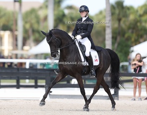 Lindsay Kellock and Tu Le Merite at the 2025 CDN Wellington :: Photo © Astrid Appels