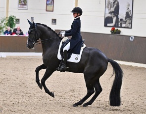Mia Allegra Lohe and Luxor van de Vrendt at the 2026 CDN Ankum :: Photo © Dirk Ruchel