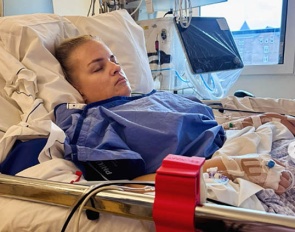 Demi Vermeulen hospitalized in Leiden :: Phoyo © private