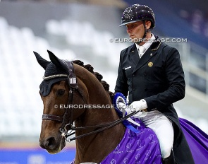 Jeroen Devroe and Jackpot win the 3* Grand Prix at the 2026 CDI Opglabbeek :: Photo © Astrid Appels