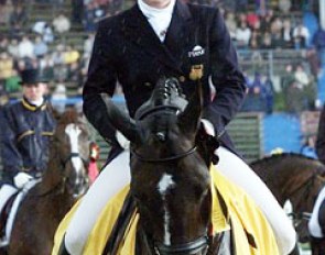 Isabell Werth and Antony FRH in the grand stadium at Aachen :: Photo © Dirk Caremans