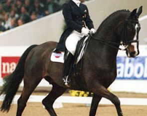 Isabell Werth and Antony FRH at the 2000 CDI-W 's Hertogenbosch :: Photo © Dirk Caremans