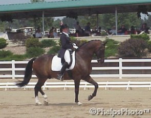 Jodie Kelly on Jericho at the 2000 NAYRC