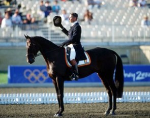 Eventing dressage at the 2000 Olympics: Bruno Goyans de Heusch on Graceland Cavalier :: Photo © Dirk Caremans