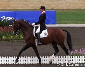 Carl Hester and Argentile Gullit at the 2000 Olympic Games in Sydney :: Photo © Dirk Caremans