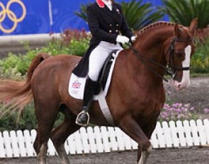 Kirsty Mepham and Dikkiloo at the 2000 Olympic Games :: Photo © Dirk Caremans