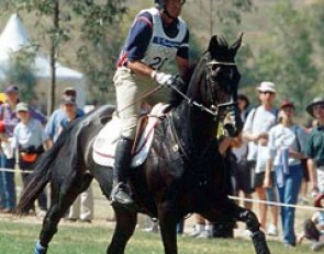 David O'Connor and Custom Made in the cross country at the 2000 Sydney Olympics :: Photo © Dirk Caremans