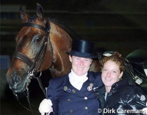 Lillemarkens Arkibal with Kyra Kyrklund and Emma Hindle at the 2000 World Cup Finals in 's Hertogenbosch :: Photo © Dirk Caremans