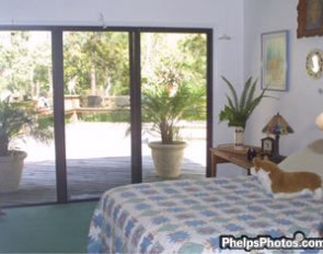 My bedroom at Mary Phelps' house in Deleon Springs, FL