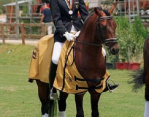 Dutch pony team rider Andrea Villaverde on Condor