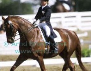 Debbie McDonald and Brentina at the 2001 CDI L.A. :: Photo © Arnd Bronkhorst