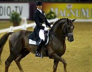 Coby van Baalen and Welcome at the 2001 CDI Maastricht :: Photo © Dirk Caremans
