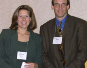 Jennifer Buchanan and Brad Thatcher at the 2001 USDF Convention :: Photo © Mary Phelps