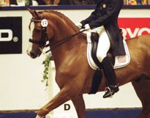 Tom Noone aboard the Westfalian gelding Fresco